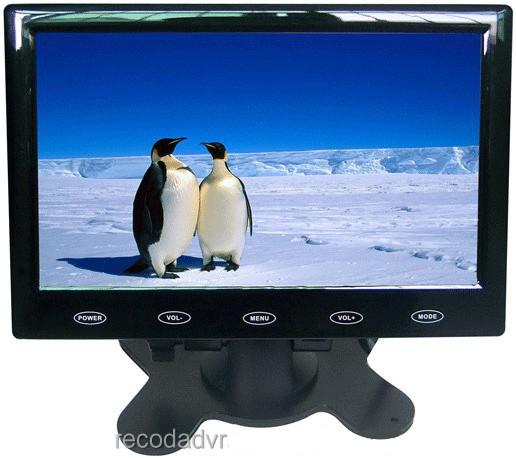 Quality HD DVR LCD Car Monitor Ultra Thin Digital Monitor Touch Button Operation for sale