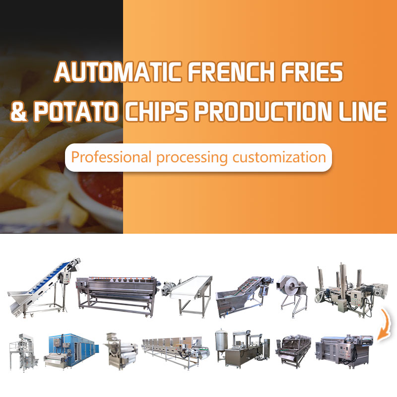 Automation Stainless Steel Potato Processing Plant/frozen Potato Chips Machine/Frozen French Fries Production Line
