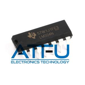China DC Gain Blocks Audio Power Amplifier IC / Low Power Quad Operational Amplifiers LM324N wholesale