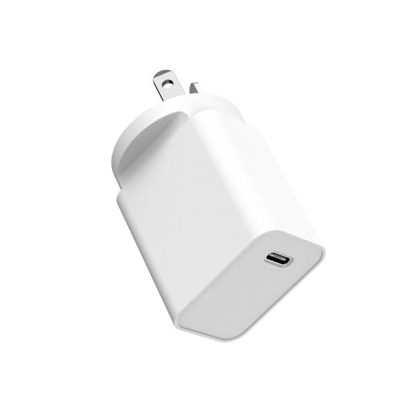 Quality 3.0 Adapter 18W Fast Charging Blocks USB Wall Plug For IPhone 15/14/13/12 for sale