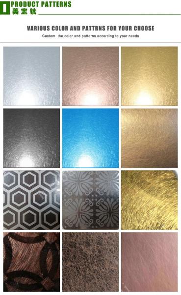 304 Laminated Decorative Stainless Steel Sheet For Wall Decoration