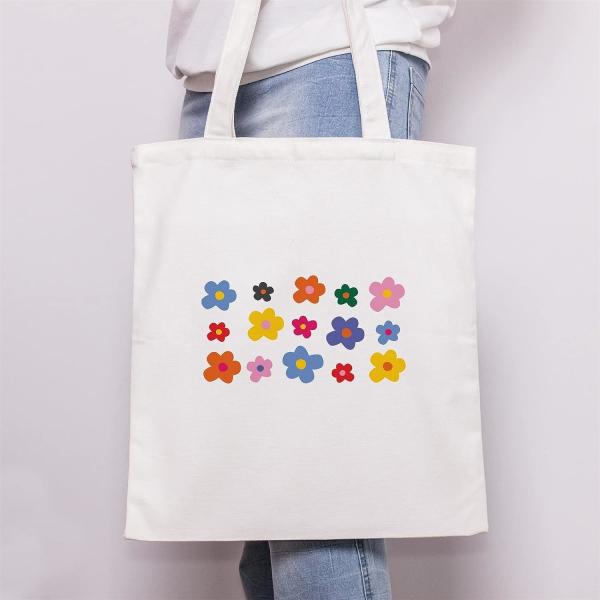 Large Capacity Canvas Fabric Makeup Bags Good Storage