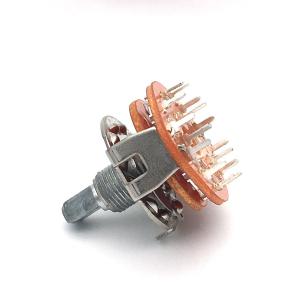 China Multi Loop 2p4t Mini Rotary 500ohm Continuous Rotary Switch Speakers wholesale