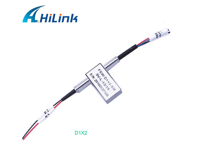 Professional D1x2B 2X4 Mechanical Optical Switch MMF SMF Seam Seal Package
