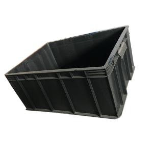 China Black ESD Storage Plastic Logistic Box 54x42 Eco Friendly Recyclable wholesale