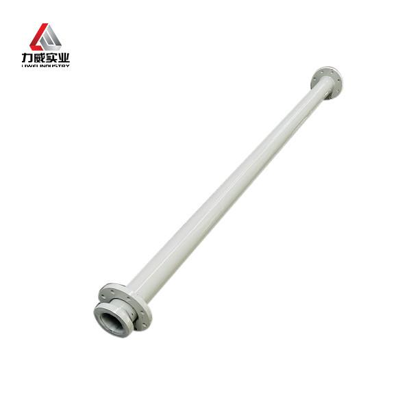 Quality Natural Rubber Lined Pipe With Flange Temp Resistance for sale