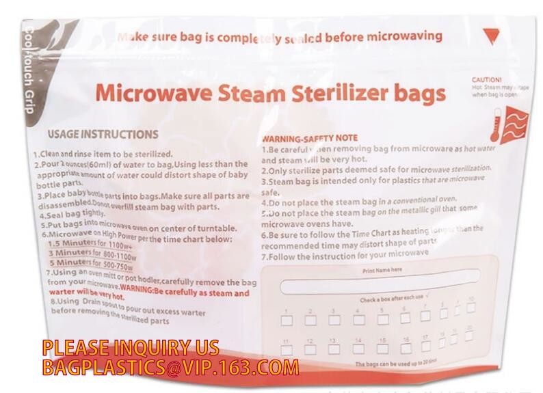 biodegradable eco-friendly FDA clear juice sealed drink pouches translucent reclosable hand held zipper plastic drinking