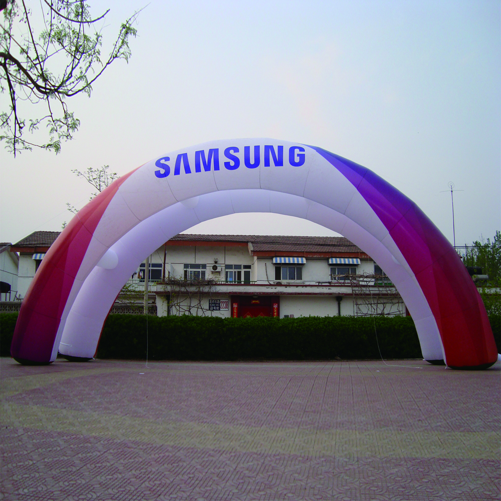 Custom Printing Inflatable Finish Arch Outdoor Inflatable Entrance Arch