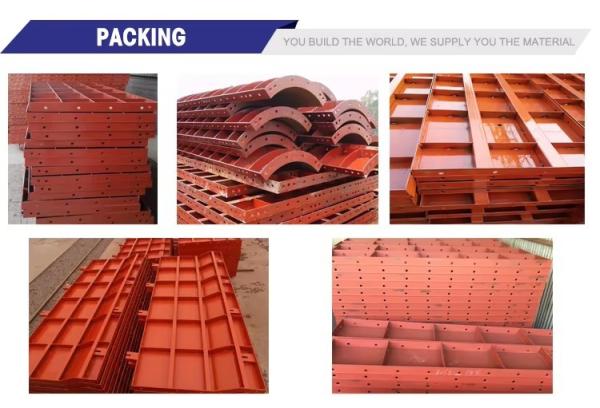Quality dwg custom Metal Formwork Concrete steel wall formwork oxidation for sale