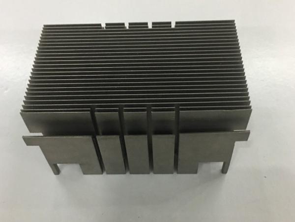 Quality Custom size Aluminum 6062 CNC Metal Stamping Grey Electric CPU Cooler for sale