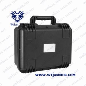 China Suitcase Portable Cell Phone Signal Jammer Built-in cooling system Middle RF Power Jammer wholesale