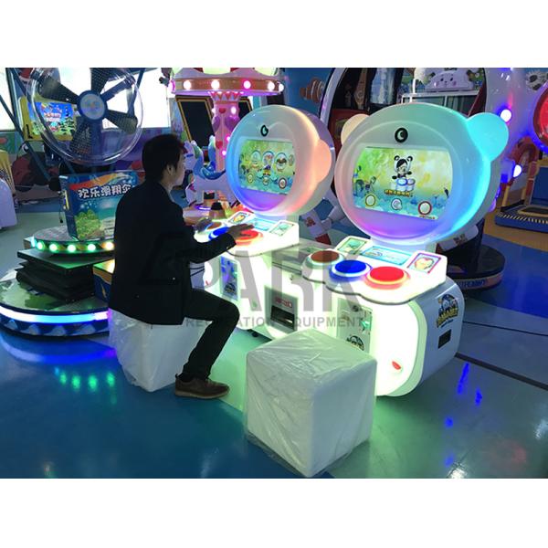 Hit Drum Simulation Music Arcade Dance Machine With Take Photo Function For Shopping Center
