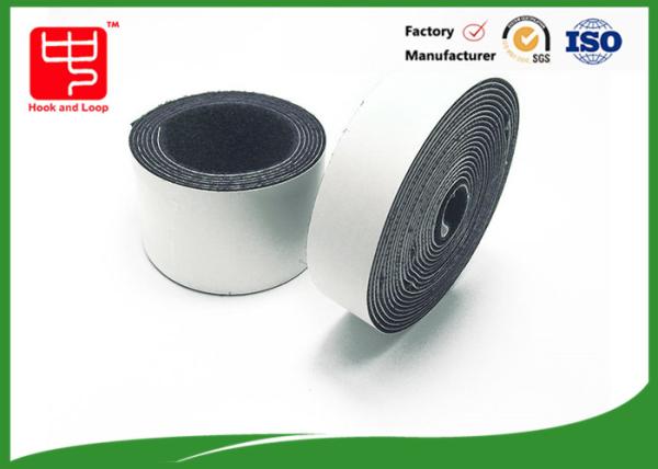 Quality Black Hook And Loop Tape 1.5 Inch Double Sided for sale