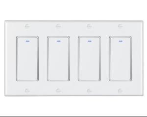 ODM Smart Key Switch Tuya Smart Life Wifi Curtain Switch With Cover