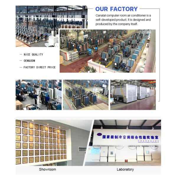 Precision Cooling Floor Standing Industrial Air Conditioner with U Type Evaporator