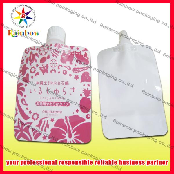 Custom Print Doypack Spout Pouch Packaging For Shampoo , Gas Barrier