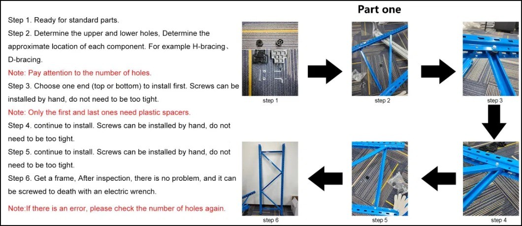 Single Deep Pallet Rack Double Deep Warehouse Pallet Rack Forklift Pick Up