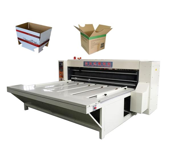 Quality 2400 Model Rotary Die Cutter Machine , Corrugated Board Cutting Machine Semi Automatic for sale