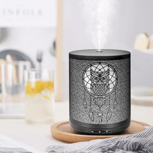 Mini Portable 260ml Aroma Essential Oil Diffuser LED Display