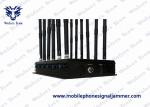 GPS Satellite Mobile Phone Scrambler , Cordless Phone Jammer 24W Total Output