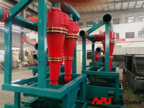 Quality 10" Polyurethane Drilling Fluid Desander 45um For Mud Circulating System for sale