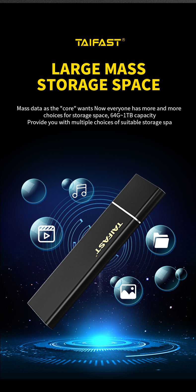 Metal NGFF 1TB External Hard Drive Disk Sata External Portable