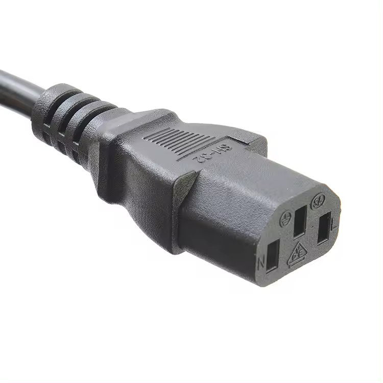 VDE Certified EU Plug Standard Cee7/7 Euro Power Cord 1.5mm With C13 Suitable for Durable Computer