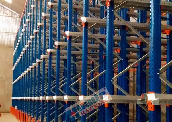 Quality Conventional Drive In Racking , Homogeneous Products Drive Through Pallet Racking for sale