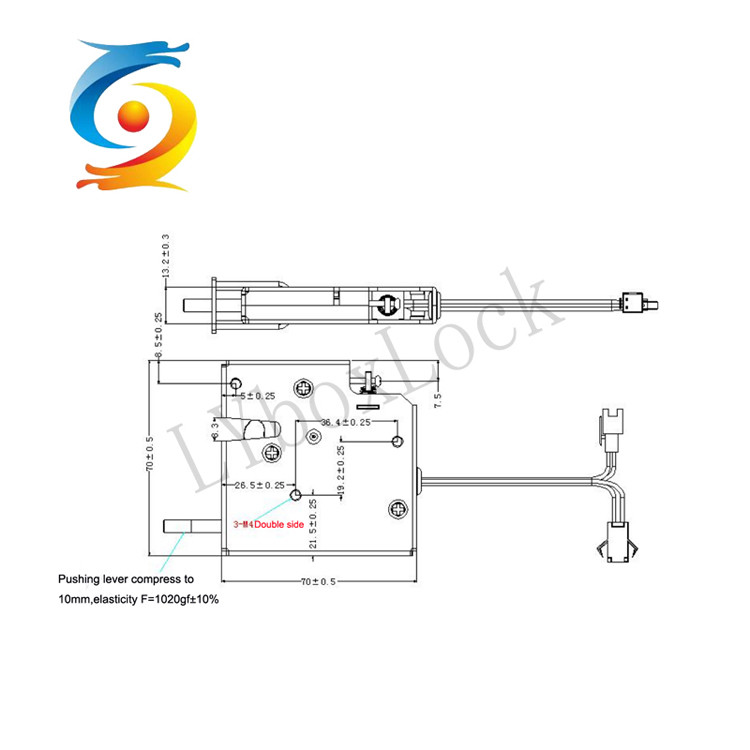 Customized Durability Electric Solenoid Lock Remote Control For Parcel Locker