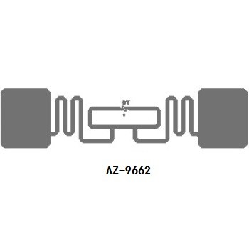 PET H3 AZ 9662 Rfid Uhf Label Dry Inlay Wet Inlay For ISO18000-6C RFID Tags