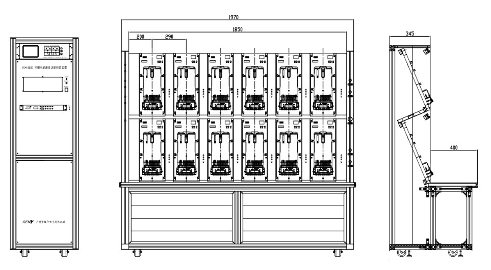 Accuracy of 0.02% Full Automatic Energy Meter Testing Equipment