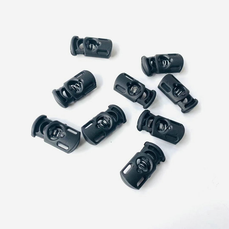 High quality Nylon Cord ender spring Rope toggle plastic stopper in colors for garment
