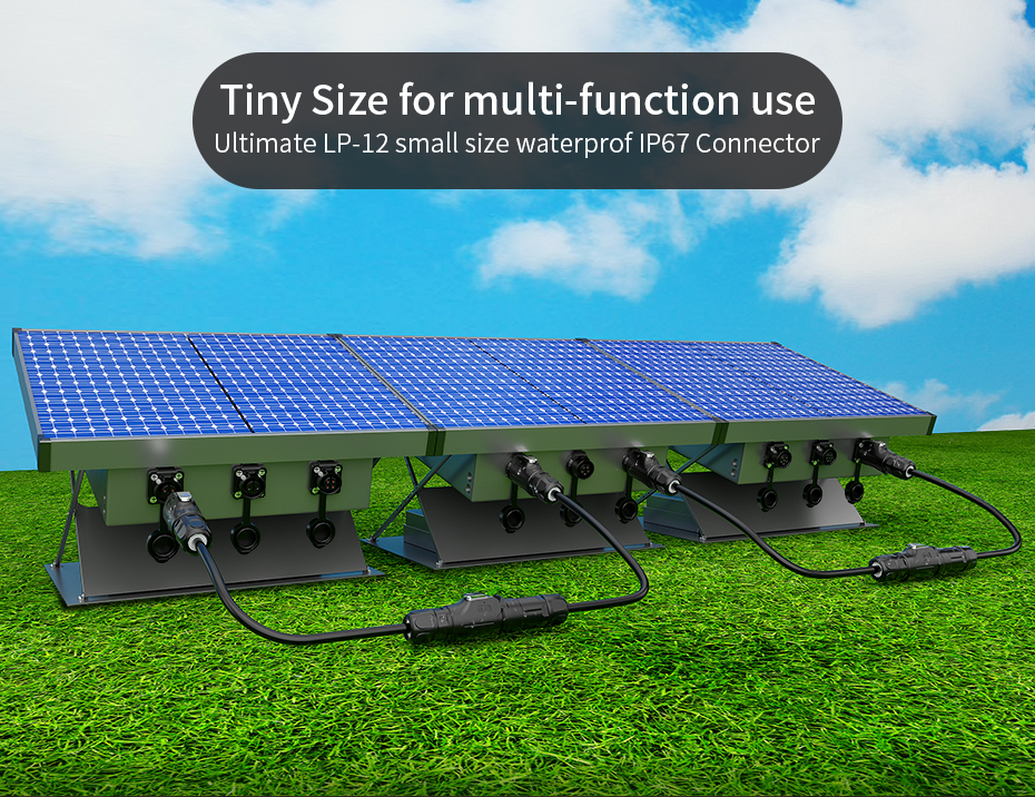 Water Resistance IP68 in Mated Cable Connector Outdoor Use M12 5 Pin Waterproof Connectors