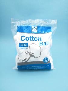 China 100% Cotton High Density Colored Absorbent Medical Cotton Balls Natural Supplier wholesale