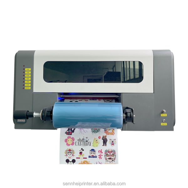 All-In-One A3 UV Printer 30cm Digital UV DTF Logo Transfer A4 Label Printer Epson/I3200 Print Head for Card Printers A5 A1