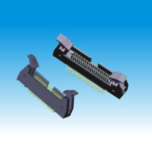 China Ejector Right Angle Header Connector 1.27mm Pitch Four Row Signal Transmission wholesale