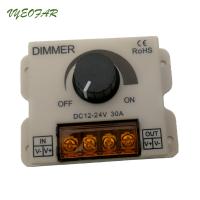30A LED Dimmer Switch Remote Control 12V 24V 720W For Led Single Strip Knob for sale