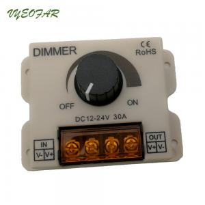China 30A LED Dimmer Switch Remote Control 12V 24V 720W For Led Single Strip Knob Controller wholesale