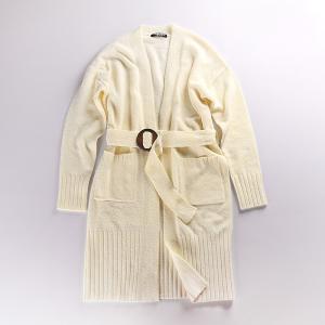 China Ladies Cream Longline Belted Cardigans S M L XL on sale