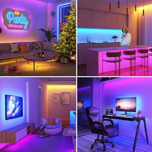 50000 Hours Working Time COB LED Strip Light DC 12V 24V Customized RGB RGBW RGBCCT Strip