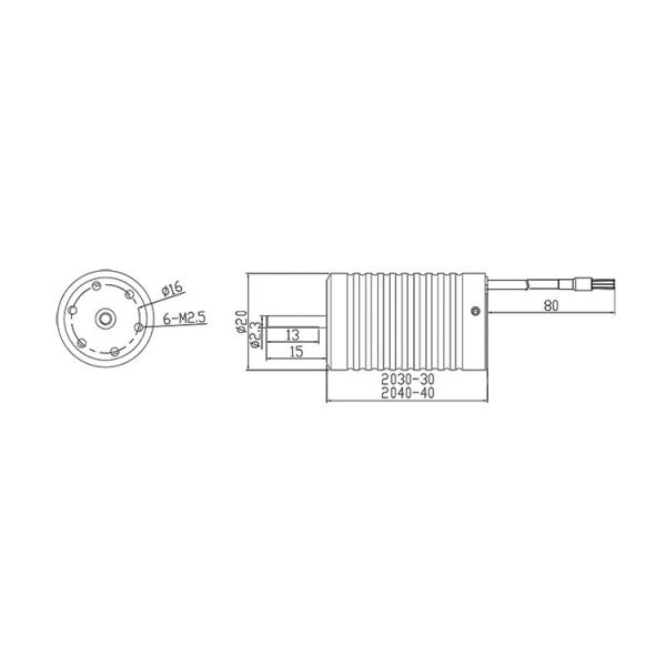 8.4V Inrunner Brushless DC Motor