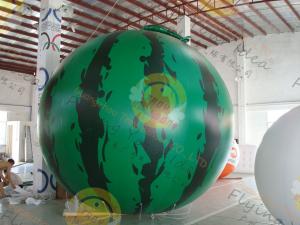 China Inflatable product balloon, 4m Watermelon 0.28mm helium quality PVC Advertising Helium BalloonsBAL-35 wholesale