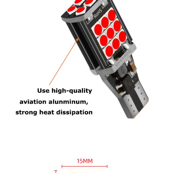 ODM 3030 T15 Automotive LED Turn Signals Canbus Error Free Brake Reversing For Cars