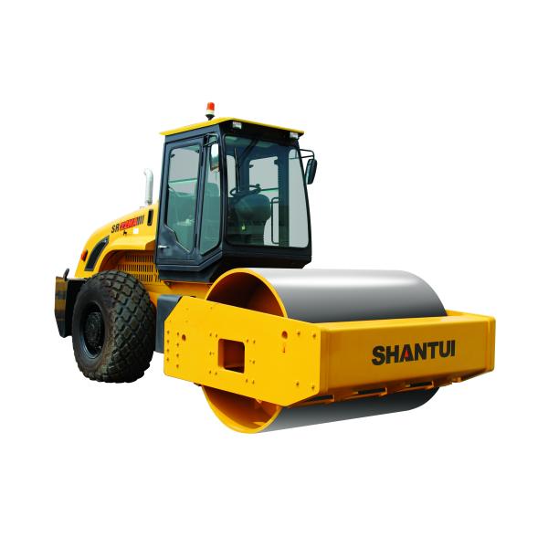Single Drum Shantui Hydraulic Road Roller With Vibration Compactor