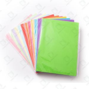 Multicolor Manila Paper 100% Wood Pulp A4 Colorful Cardstock for Creative DIY and Craft Projects