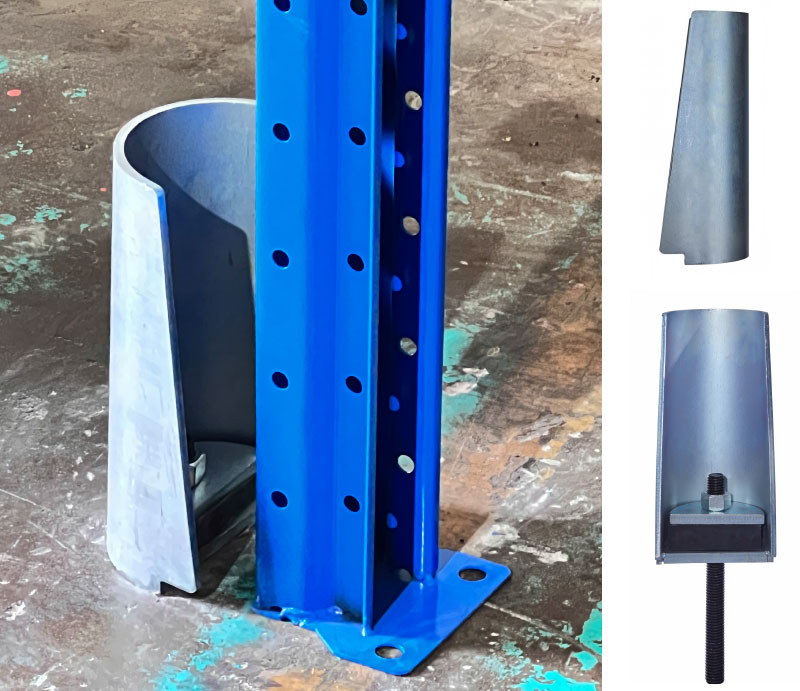 Racking Upright Protectors  Rack End  Protector Guard  Warehouse Safety Bollard