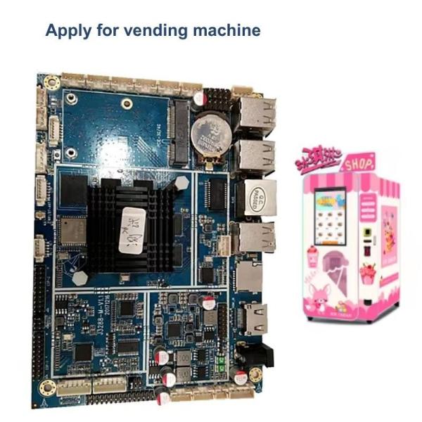 Quality RK3288 Quad Core ARM Android Board With 4 USB HOST Ports And Camera Integrated Gigabit Ethernet Motherboard for sale