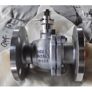 Buy cheap Q41F Stainless steel CF8 2-PC JIS10K ball valve from wholesalers