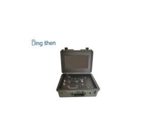 4 Channels COFDM Wireless Receiver with Pelican Security Suitcase 17 inch LCD Display