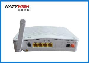 China White 1 VOIP GPON ONU Fiber To The Home Router Support Port Speed Limitation on sale